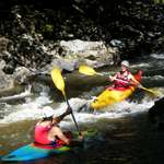 Kayak en eaux vives dans les Gorges de l'Auvézère.